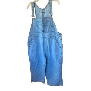 Vintage For Joseph Cropped Overalls Size PL Made in USA
